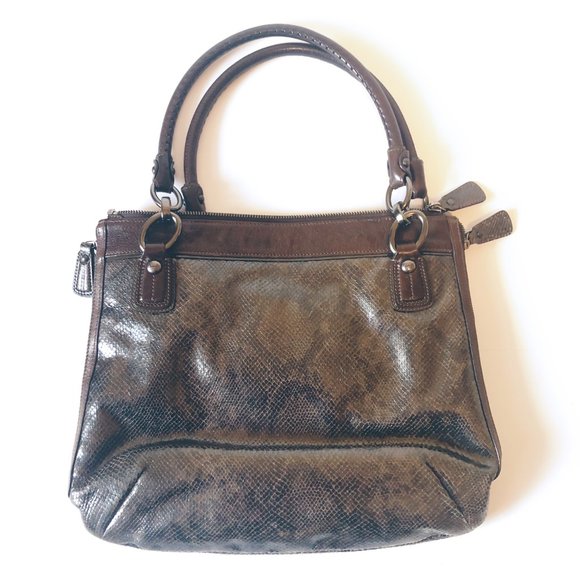 COACH RARE Limited Edition Kristin Python Tote - Picture 2 of 10